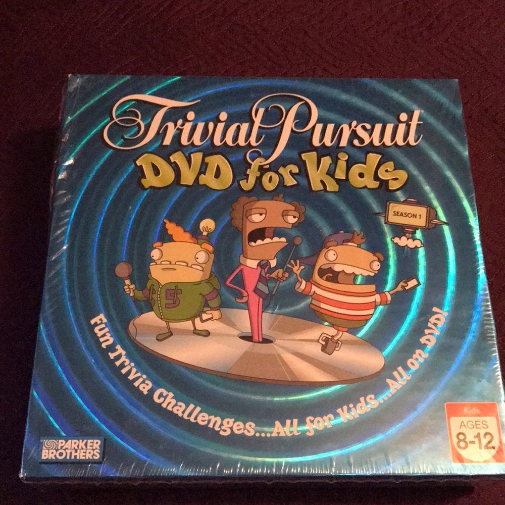 Trivia Pursuit DVD for Kids Season 1 Kids 8-12 New